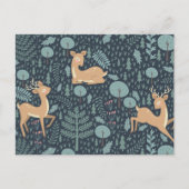 Joyeux Noël | Carte de vœux Animaux de la forêt (Devant)