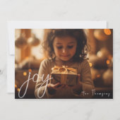 Joyeux Noël, carte de voeux de joie (Devant)