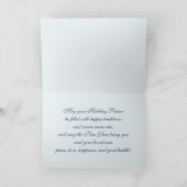 Joyeux Noël. Carte de voeux de Noël aux beaux arts (Intérieur)