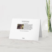 Joyeux Noël - carte de voeux de propulseur (Dos)