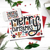 Joyeux Noël | Carte de voeux de vacances