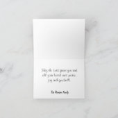Joyeux Noël Carte de Vœux Pliée (Intérieur)