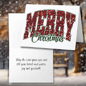 Joyeux Noël Carte de Vœux Pliée