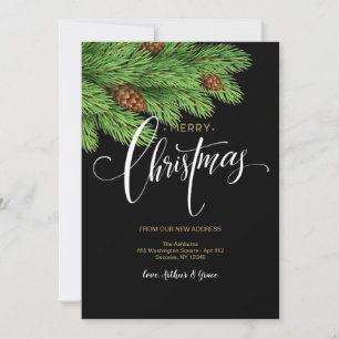 Joyeux Noël Carte de Vœux Tendance