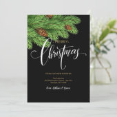 Joyeux Noël Carte de Vœux Tendance (Debout devant)