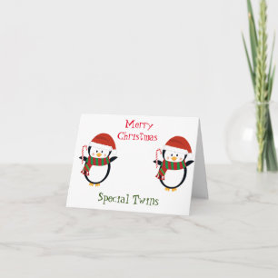 JOYEUX NOËL CARTE "JUMEAUX SPÉCIAUX"