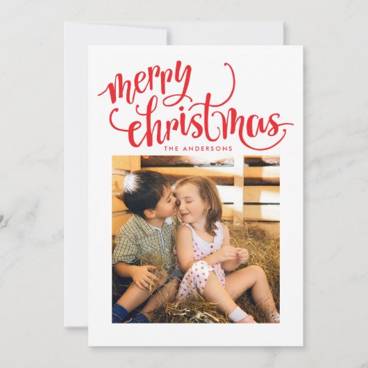 Joyeux Noël Carte photo (Devant)