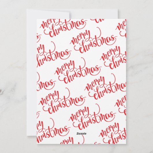 Joyeux Noël Carte photo (Dos)