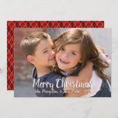 Joyeux Noël Carte photo complet (Devant / Derrière)