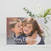 Joyeux Noël Carte photo complet (Debout devant)