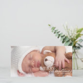 Joyeux Noël - carte photo de famille (Debout devant)