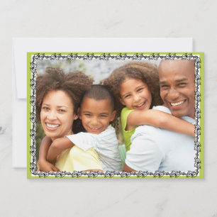 Joyeux Noël Carte photo de famille