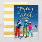 Joyeux Noel | Carte photo de vacances (Devant / Derrière)