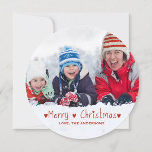 Joyeux Noël   Carte photo de vacances