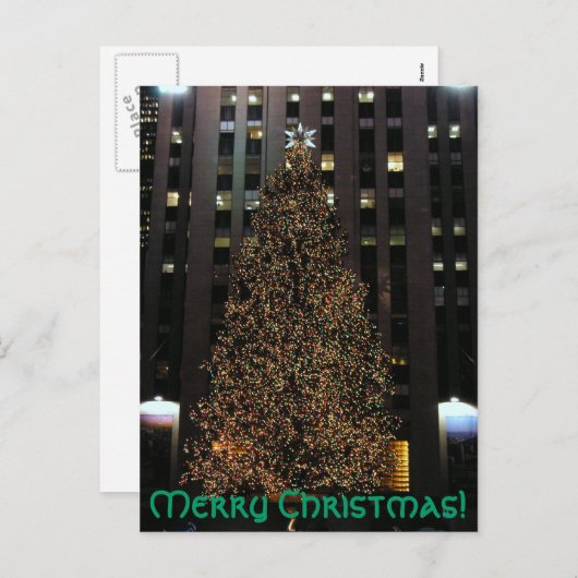 Joyeux Noël ! carte postale (Devant / Derrière)