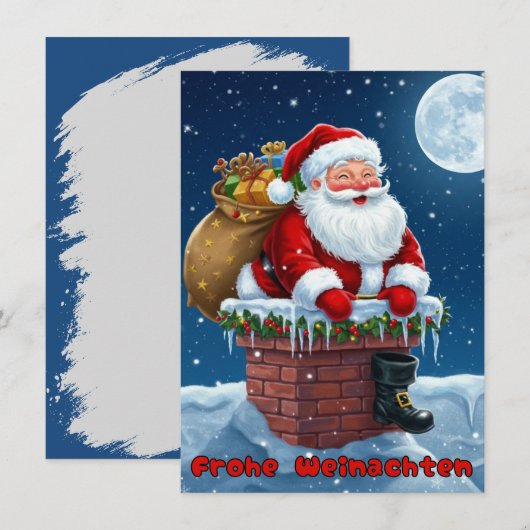 Joyeux Noël, carte postale (Devant / Derrière)