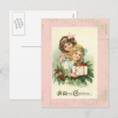 "Joyeux Noël" Carte postale ancienne (Devant / Derrière)