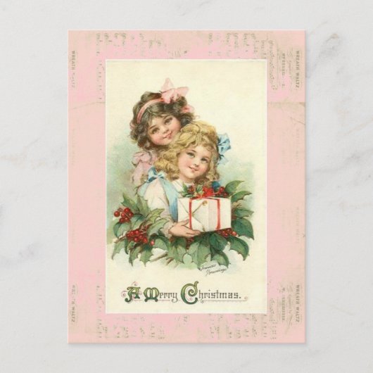 "Joyeux Noël" Carte postale ancienne (Devant)