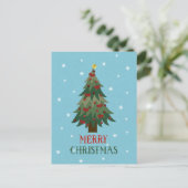 Joyeux Noël - Carte postale Arbre de Noël (Debout devant)
