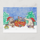 Joyeux Noël carte postale de Nicole Janes (Devant)