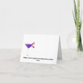 Joyeux Noël ! Carte pour les fêtes (Dos)