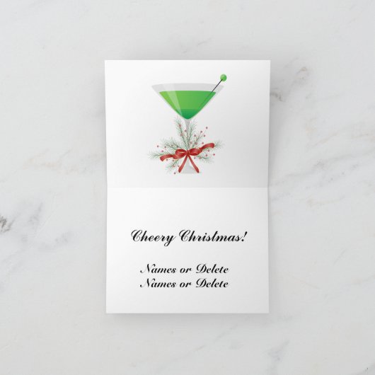 Joyeux Noël ! Carte pour les fêtes (Intérieur)