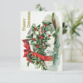 Joyeux Noël Carte Vintage (Debout devant)