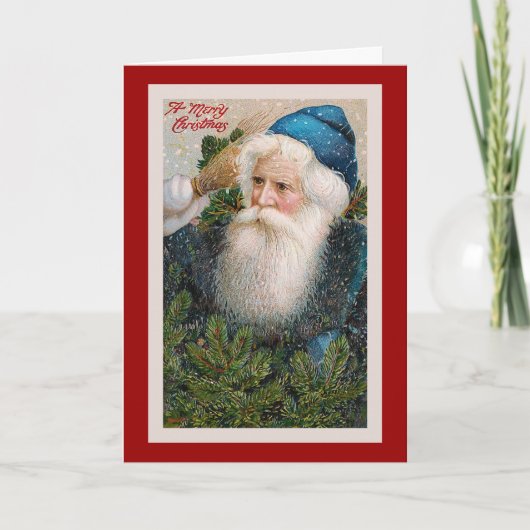 "Joyeux Noël" Carte Vintage de Noël (Devant)
