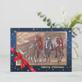 Joyeux Noël. Cartes de Noël Art (Debout devant)