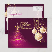 Joyeux Noël, cartes postales (Devant / Derrière)