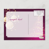 Joyeux Noël, cartes postales (Dos)