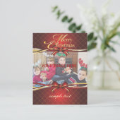 Joyeux Noël, cartes postales (Debout devant)