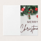 joyeux Noël cartes saisonnières (Outside Unfolded)