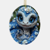 Joyeux Noël Ceramic Circle Ornement (Droite)