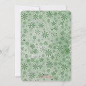 Joyeux Noël | Cerfs & Arbre | CARTE PHOTO (Dos)