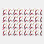 Joyeux Noël Chat Chatons Enveloppement Feuilles de (Devant 3)