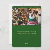 Joyeux Noël Chicago Flat Holiday Carte photo (Dos)