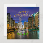 Joyeux Noël, Chicago River, MODÈLE (Devant / Derrière)