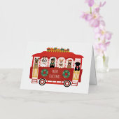 Joyeux Noël Chiens de vacances Trolly (Orchidée)