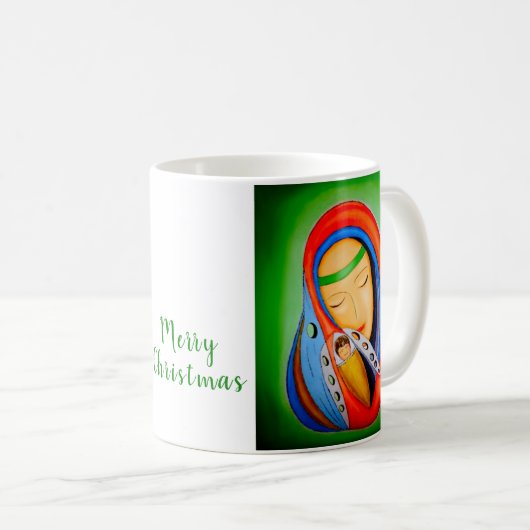 Joyeux Noël classique de Mug (Devant droit)