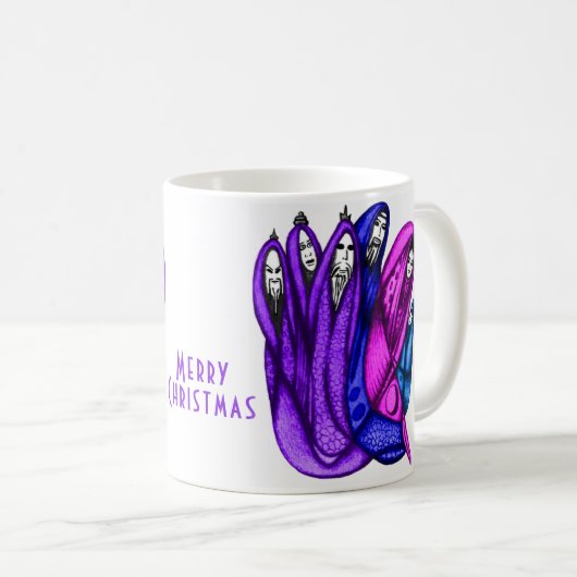 Joyeux Noël classique de Mug (Devant droit)