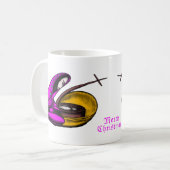 Joyeux Noël classique de Mug (Devant gauche)