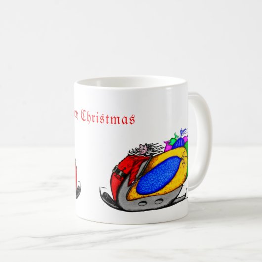 Joyeux Noël classique de Mug (Devant droit)