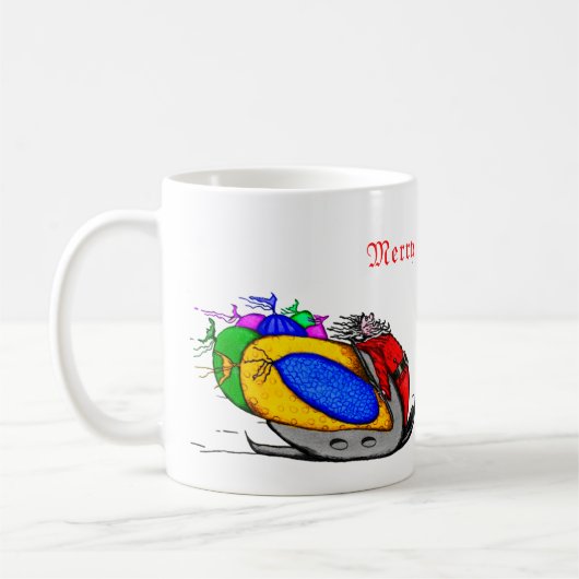 Joyeux Noël classique de Mug (Gauche)