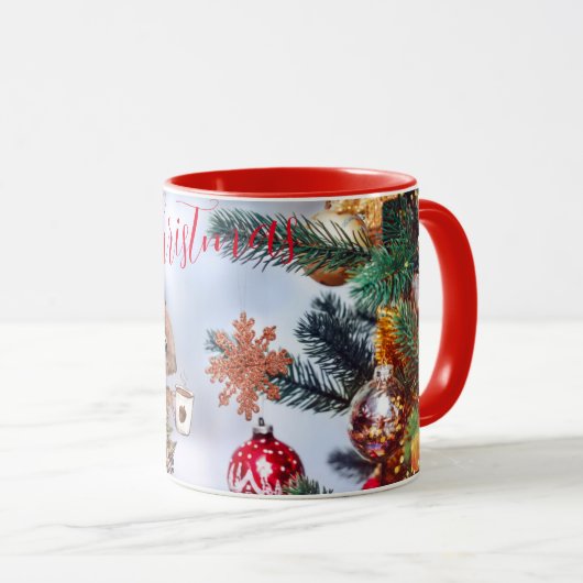 Joyeux Noël classique Mug (Devant droit)