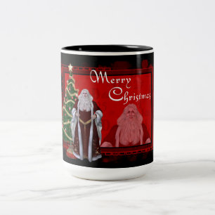Joyeux Noël Classique Père Noël Conçu Café Mug