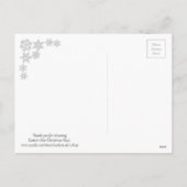 Joyeux Noël cloches Red Holiday Carte postale (Dos)