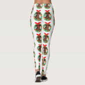 joyeux noël cobra serpent leggings (Dos)