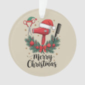 Joyeux Noël Coiffeur Coiffeuse Noël Cheveux (devant)