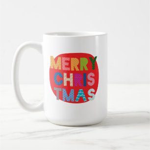 Joyeux Noël coloré Enfants de vacances Mug cadeau